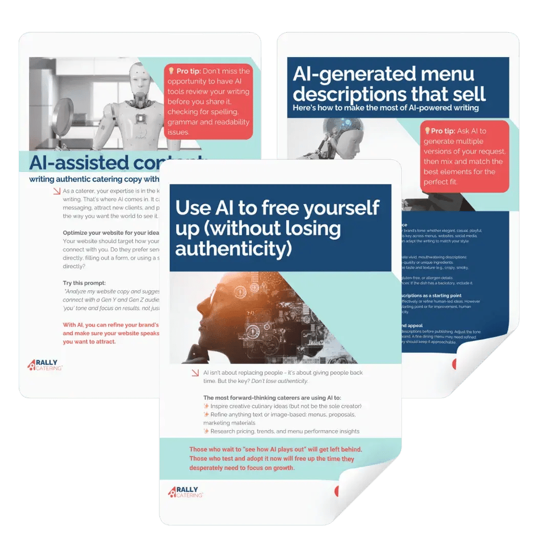 Catering AI Guide page preview